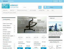 Tablet Screenshot of aobious.com